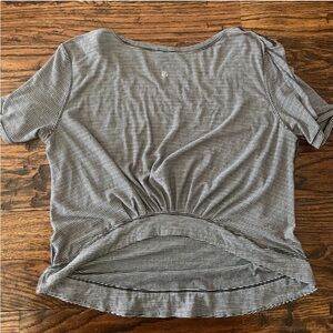 Striped Gray Women's Top